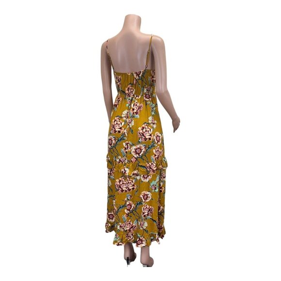 Xhilaration Women Maxi Sundress SZ S Floral Ruffle Tiered Strappy Sleeveless NWT - Picture 9 of 12